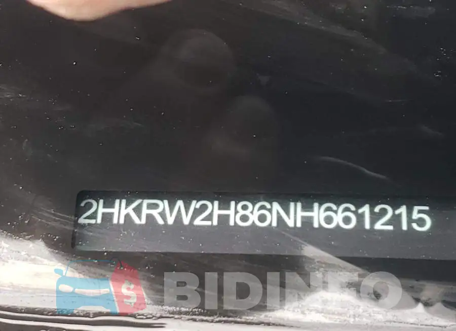 2HKRW2H86MH645708 Photo# 10