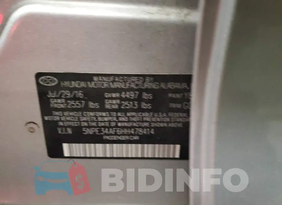 5NPE34AF6HH478414 Photo# 13