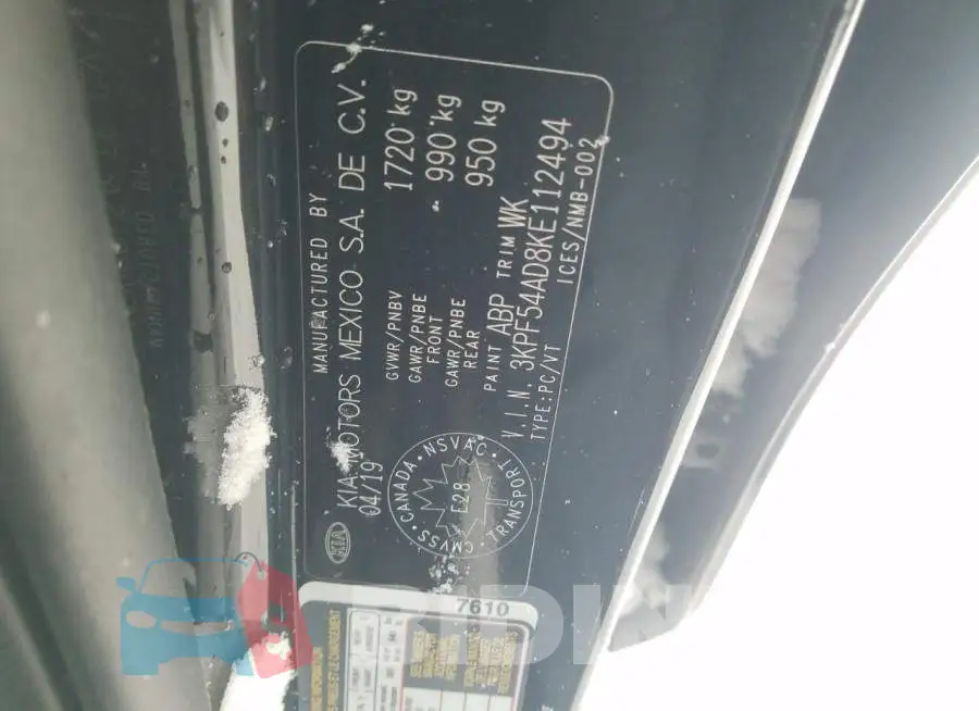 3KPF54AD8KE112494 Photo# 12