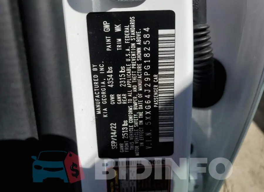 5XXG64J29PG182584 Photo# 12