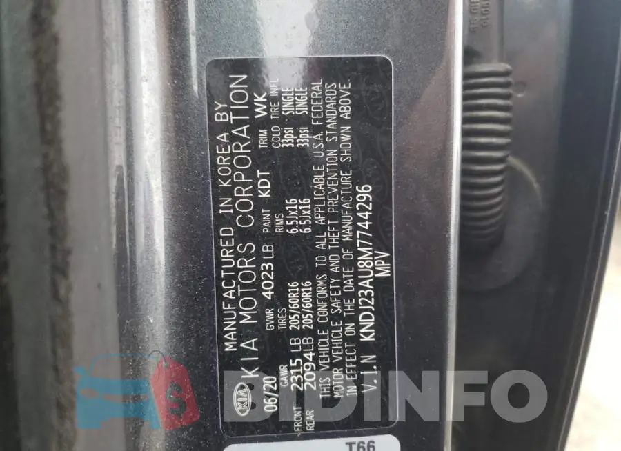 KNDJ23AU8M7744296 Photo# 12