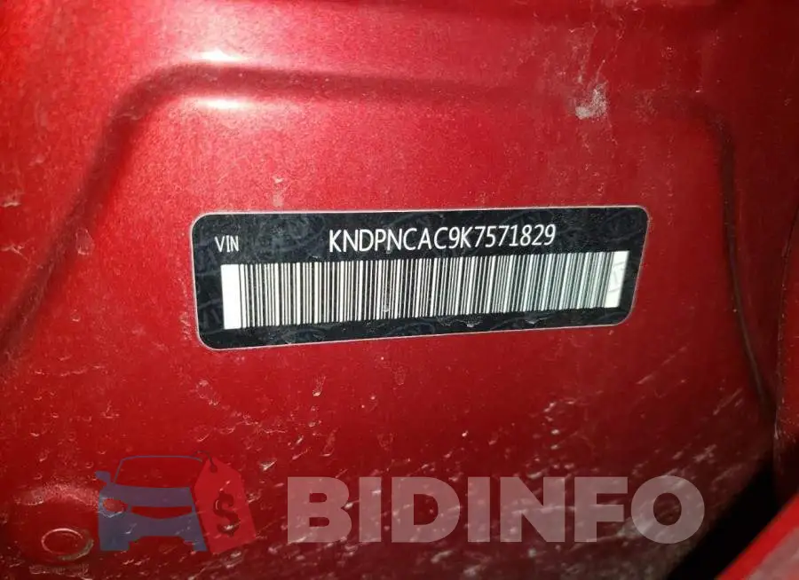 KNDPNCAC9K7571829 Photo# 13