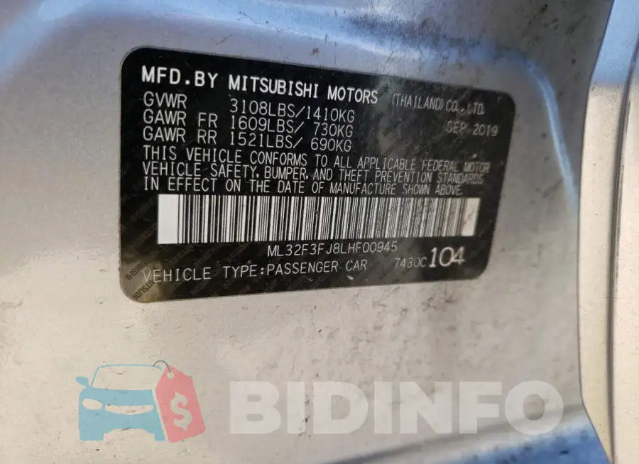 ML32F3FJ8LHF00945 Photo# 12