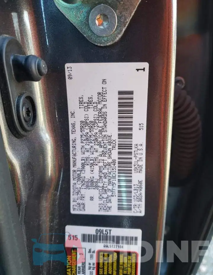 5TFFY5F18EX151408 Photo# 13