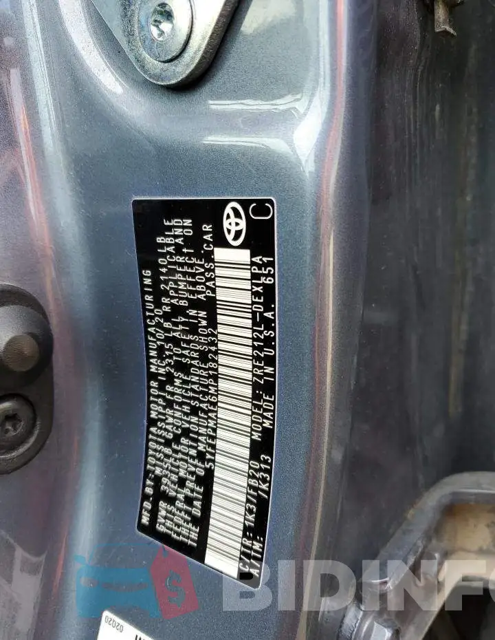 5YFEPMAE6MP182432 Photo# 12