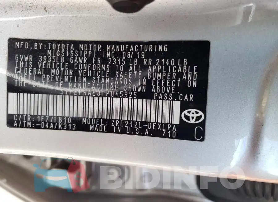 5YFEPRAE8LP045925 Photo# 12