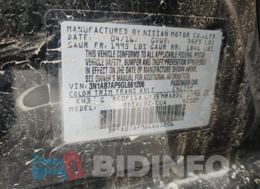 3N1AB7AP9GL661206 Photo# 12