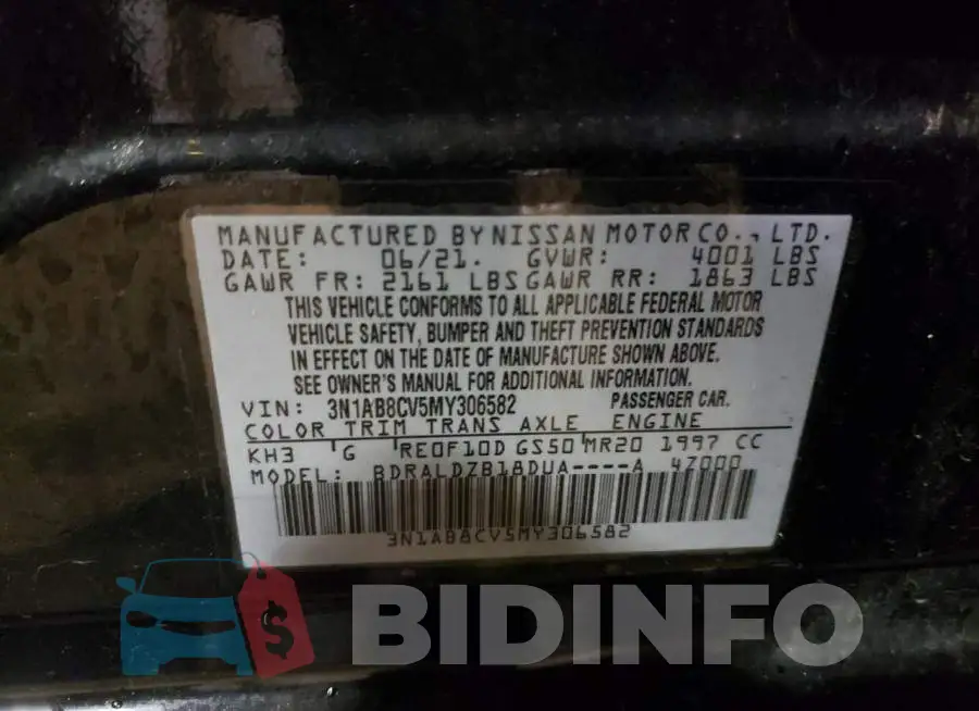 3N1AB8CV5MY306582 Photo# 12