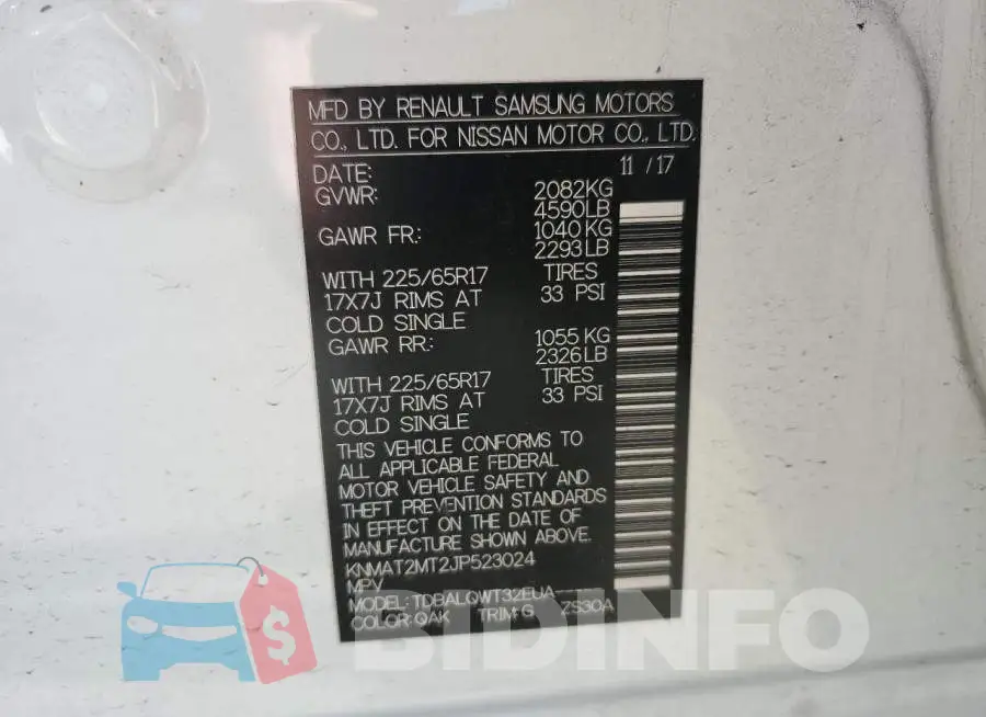 KNMAT2MT2JP523024 Photo# 12