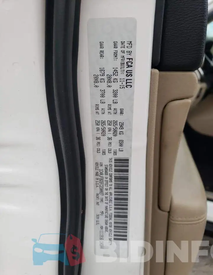 1C4RJFBG5FC230027 Photo# 13