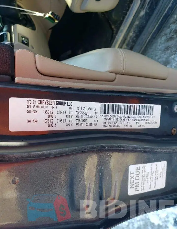 1C4RJFBG7EC151800 Photo# 13