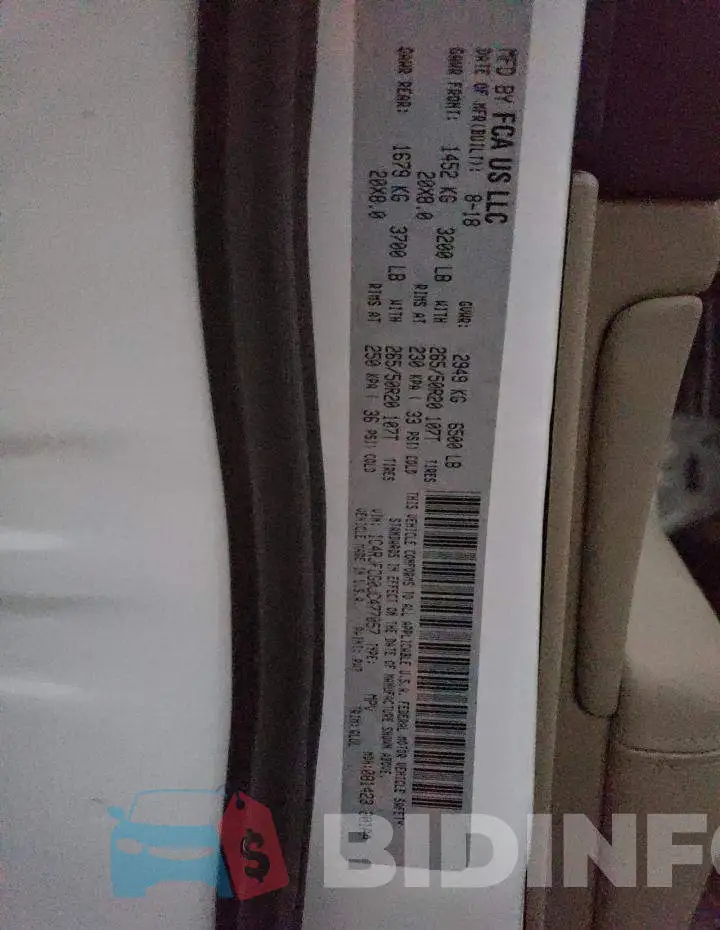 1C4RJFCG0JC477057 Photo# 10