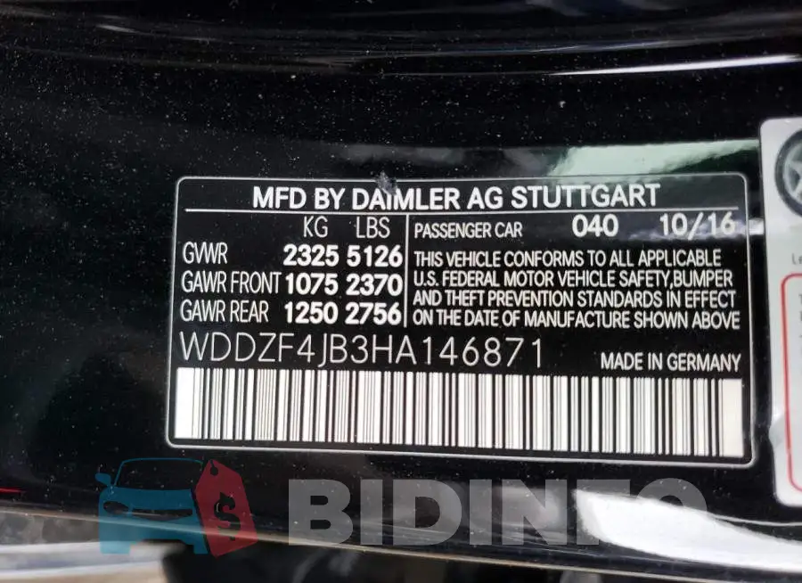 WDDZF4JB3HA146871 Photo# 12