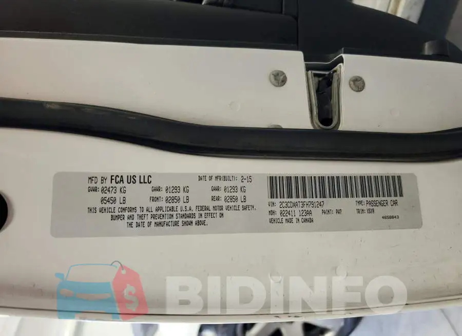 2C3CDXAT3FH791247 Photo# 12
