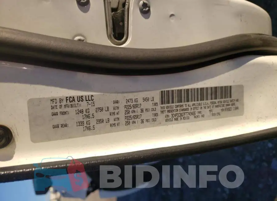 3C4PDCBG7FT743426 Photo# 13