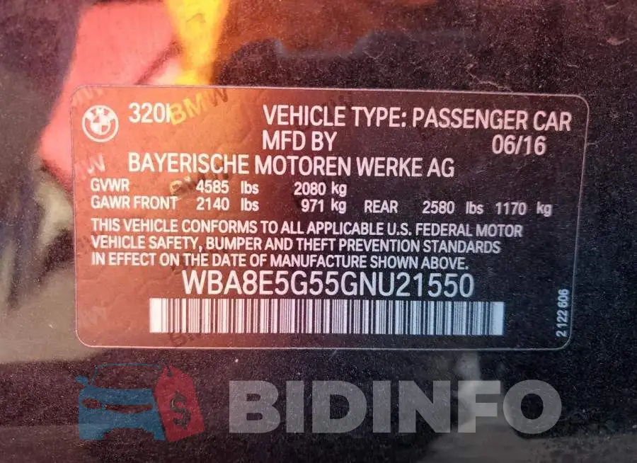 WBA8E5G55GNU21550 Photo# 13