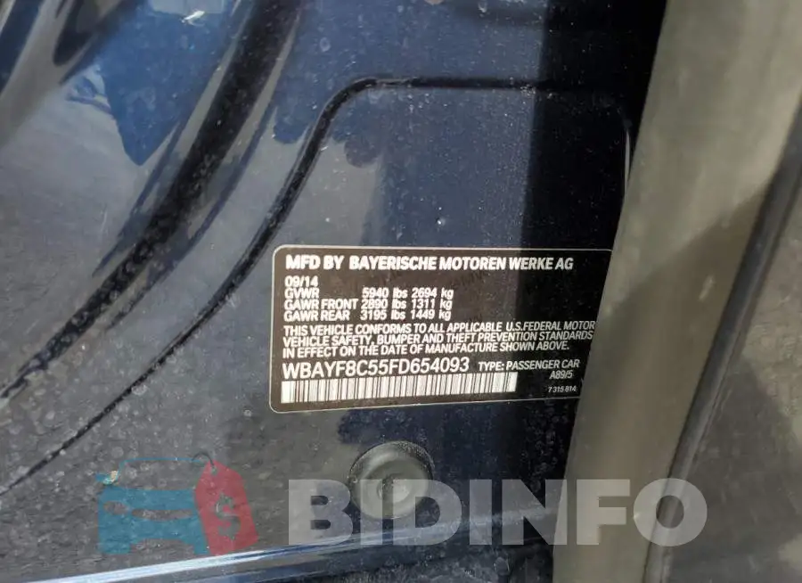WBAYF8C55FD654093 Photo# 12
