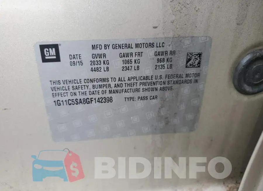 1G11C5SA8GF142398 Photo# 12