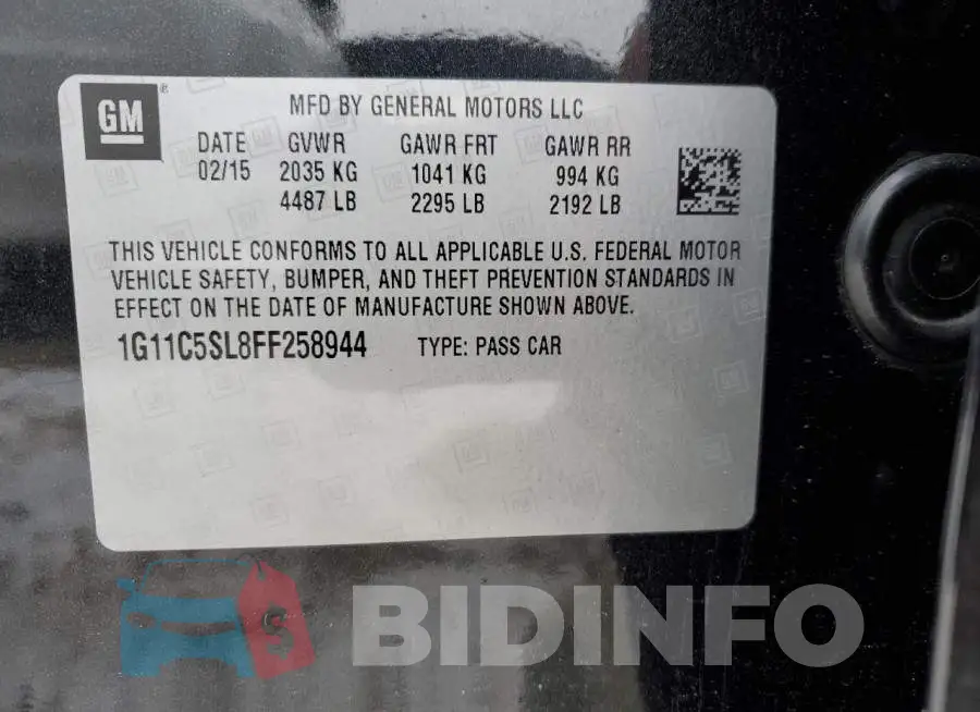 1G11C5SL8FF258944 Photo# 13