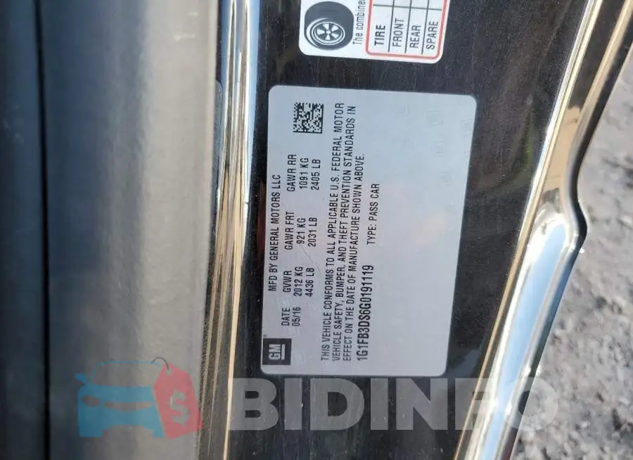1G1FB3DS6G0191119 Photo# 12