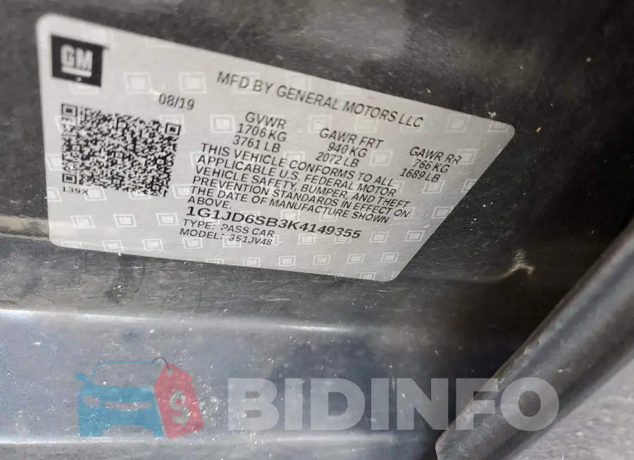 1G1JD6SB3K4149355 Photo# 13