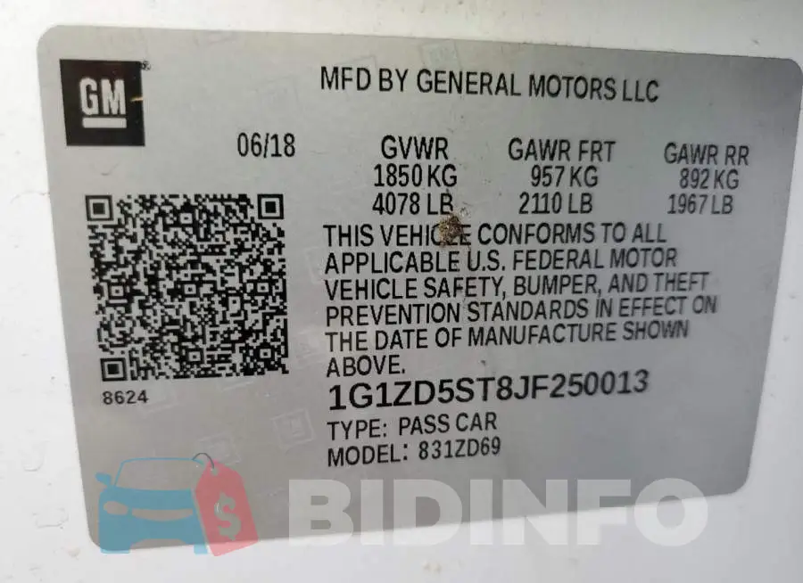 1G1ZD5ST8JF250013 Photo# 12
