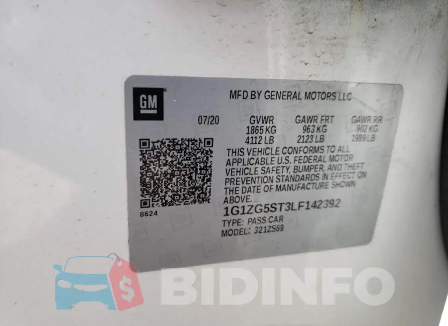 1G1ZG5ST3LF142392 Photo# 10