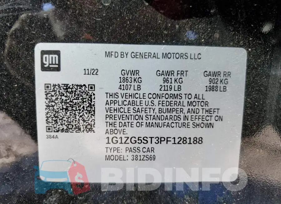 1G1ZG5ST3PF128188 Photo# 12