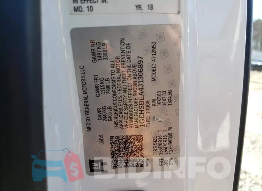 1GCHSBEA4J1306897 Photo# 12
