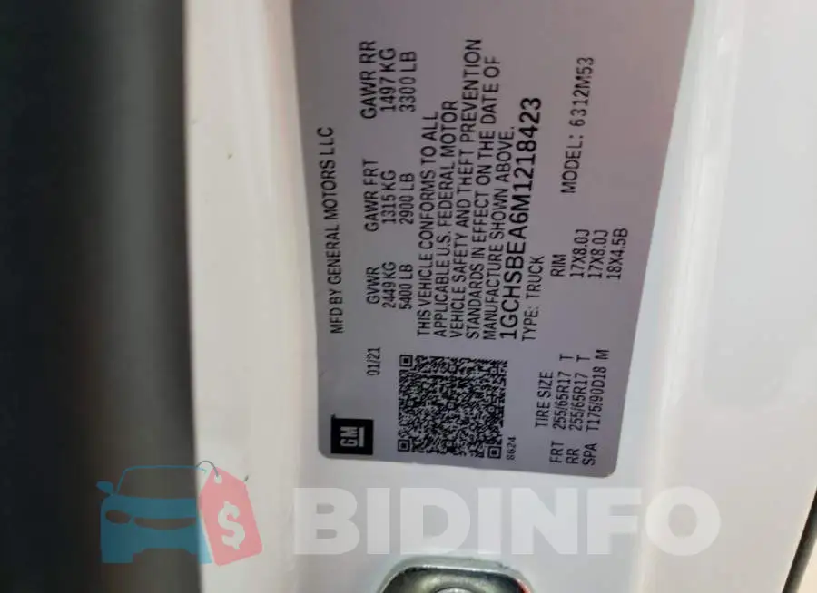 1GCHSBEA6M1218423 Photo# 13
