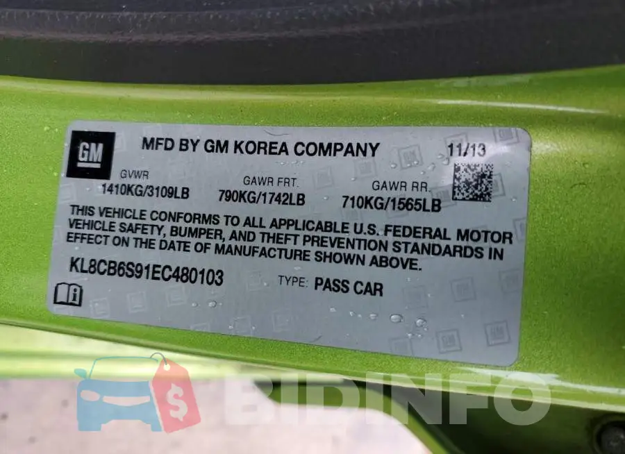KL8CB6S91EC480103 Photo# 12