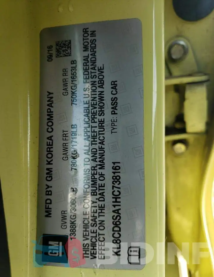 KL8CD6SA1HC738161 Photo# 12