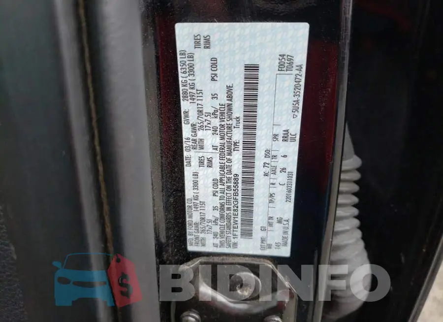 1FTEW1E82GFB55889 Photo# 12