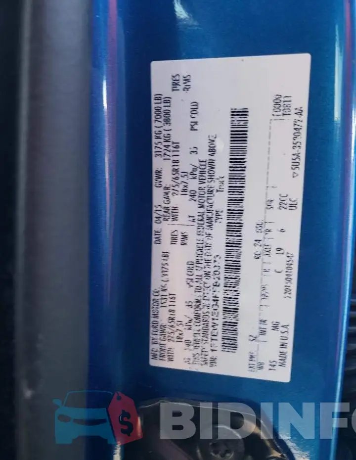 1FTEW1EG4FFB20373 Photo# 12