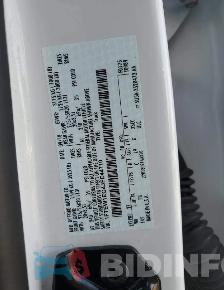 1FTEW1EG4JFE44710 Photo# 13