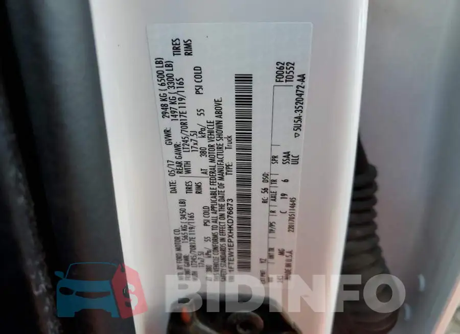 1FTEW1EPXHKD76673 Photo# 12