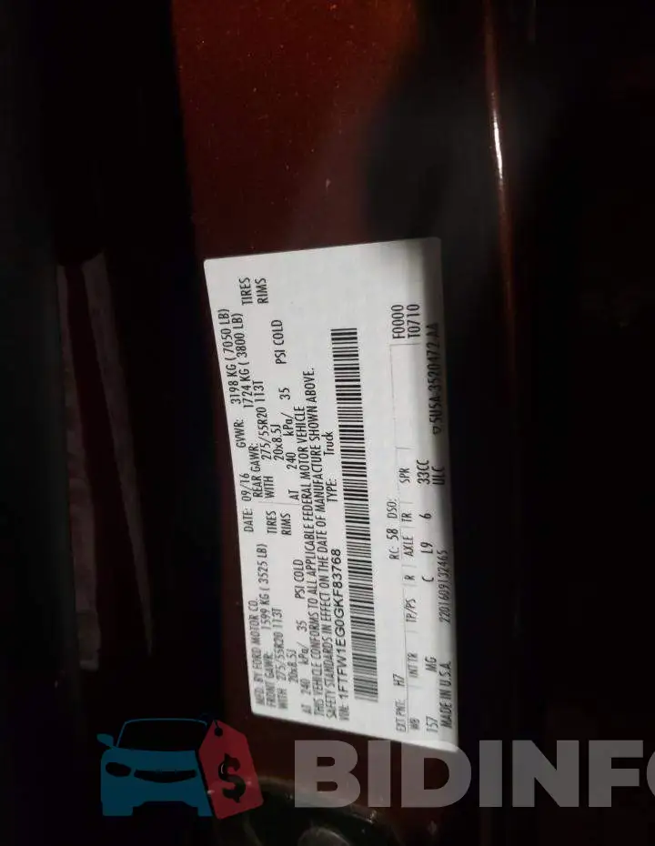 1FTFW1EG0GKF83768 Photo# 12