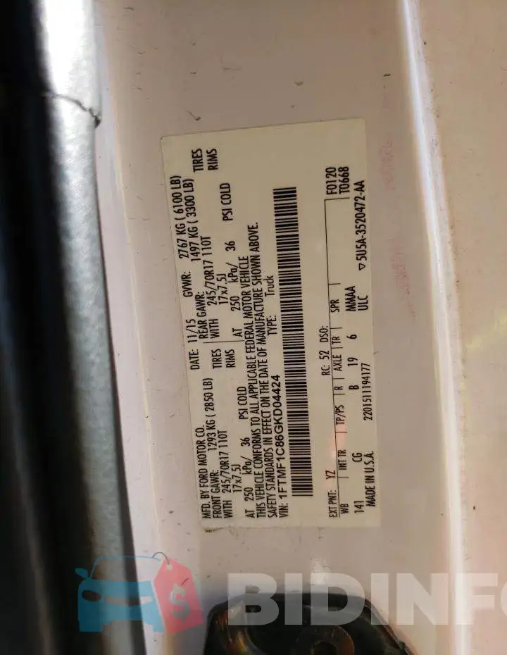 1FTMF1C86GKD04424 Photo# 12