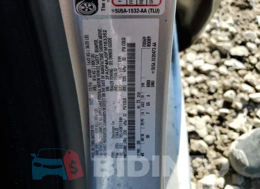 3FADP4AJ0FM163352 Photo# 13