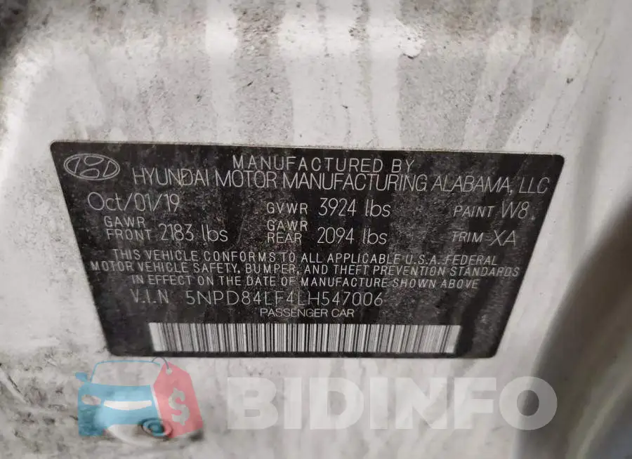 5NPD84LF4LH547006 Photo# 12