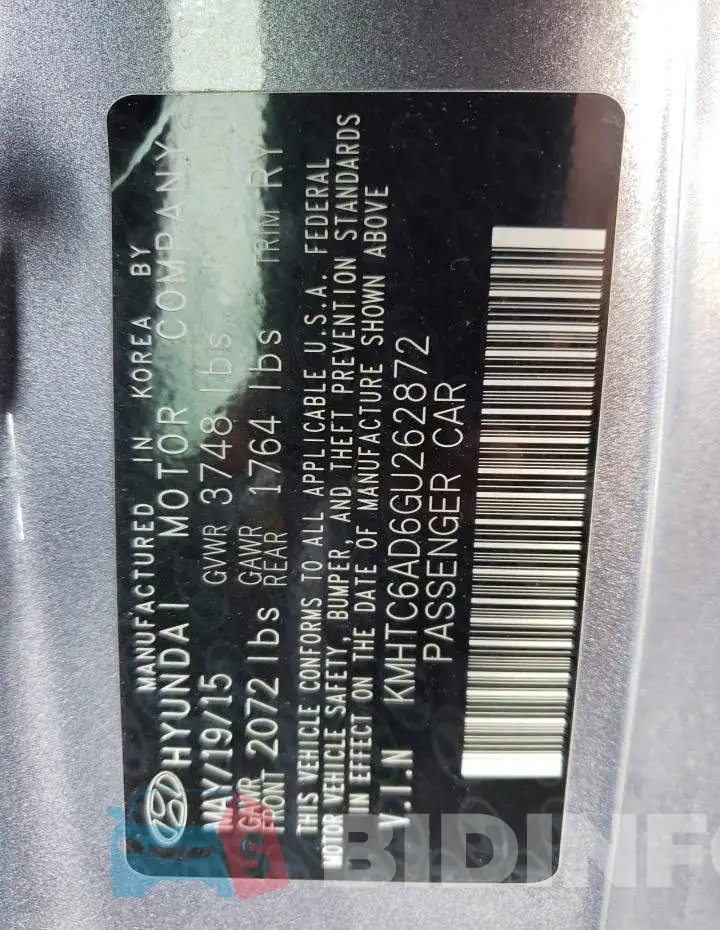 KMHTC6AD6GU262872 Photo# 12