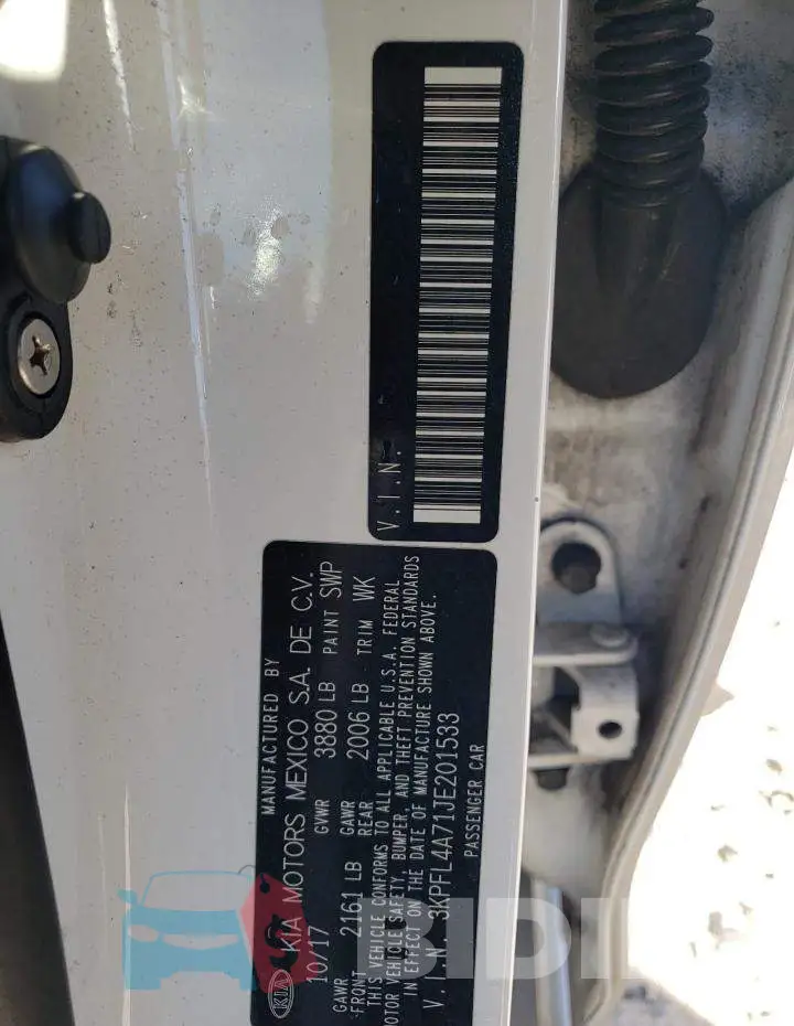3KPFL4A71JE201533 Photo# 12