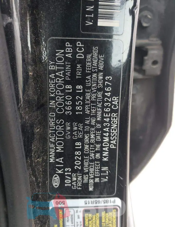 KNADM4A34E6324673 Photo# 12