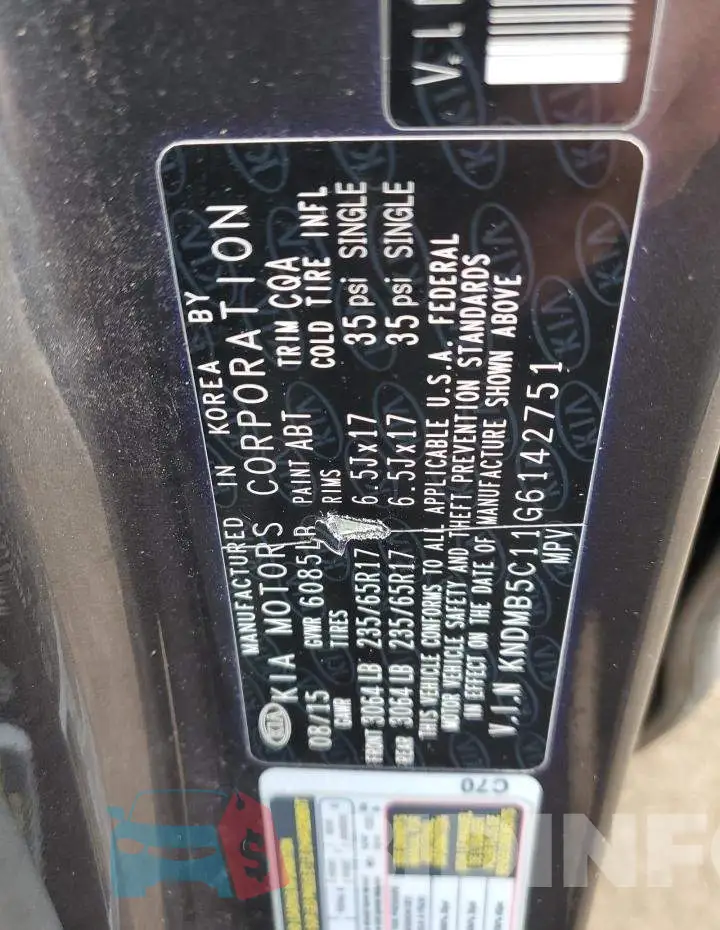 KNDMB5C11G6142751 Photo# 13