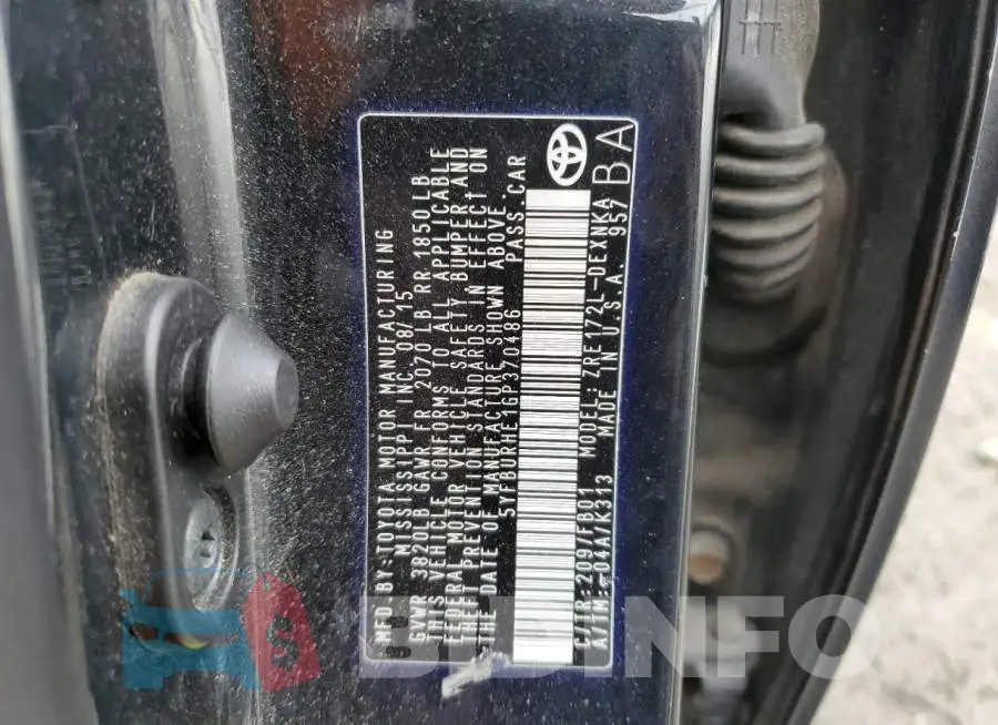5YFBURHE1GP370486 Photo# 12