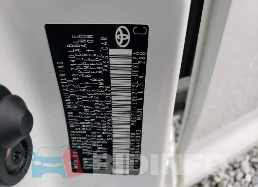 5YFEPRAE2LP103026 Photo# 12