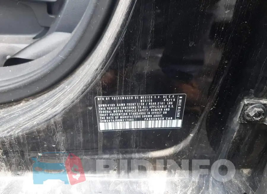 3VW267AJ6GM217483 Photo# 12
