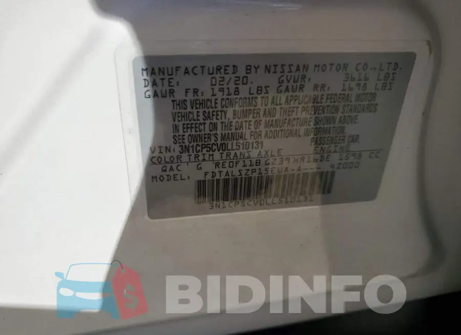 3N1CP5CV0LL510131 Photo# 13