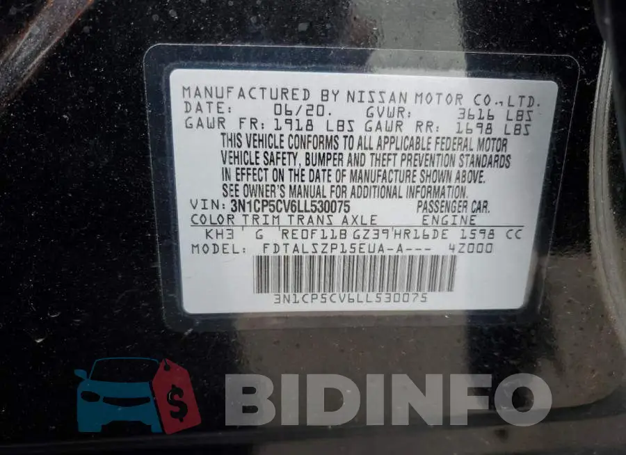 3N1CP5CV6LL530075 Photo# 12