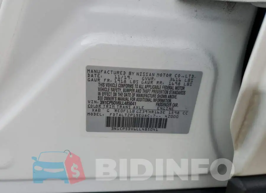 3N1CP5DV6LL485041 Photo# 12